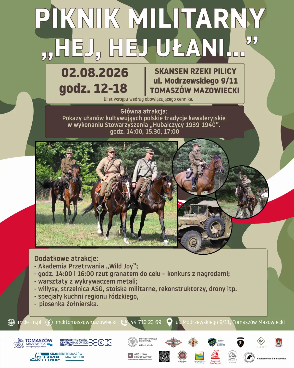 Piknik Militarny w Skansenie Rzeki Pilicy