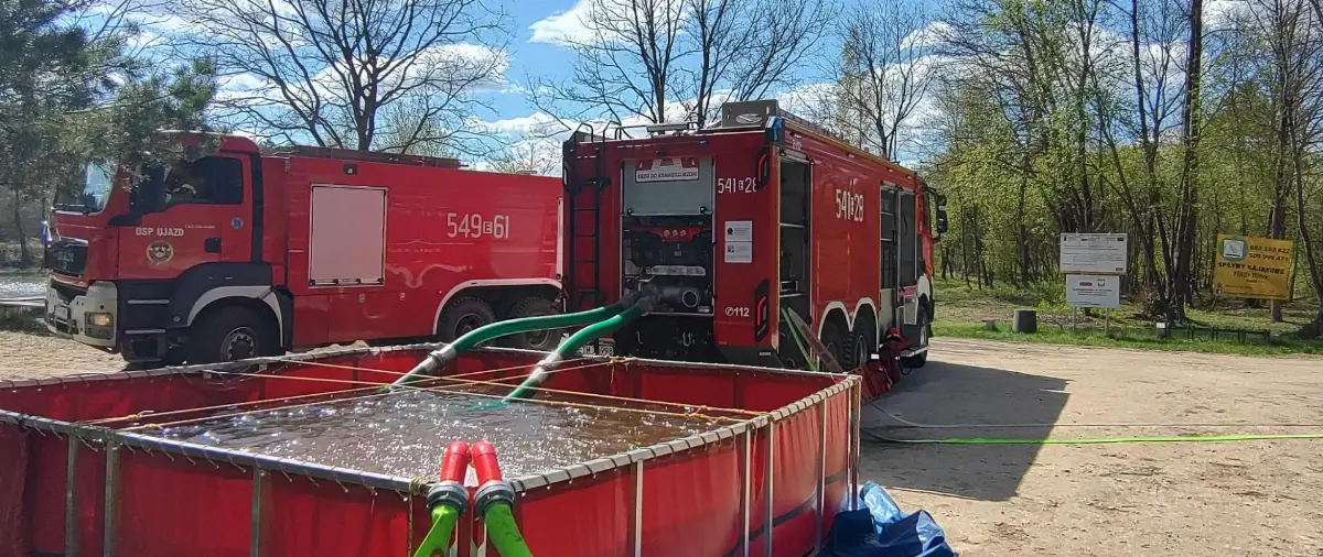Ćwiczenia Krajowego Systemu Ratowniczo-Gaśniczego w powiecie tomaszowskim