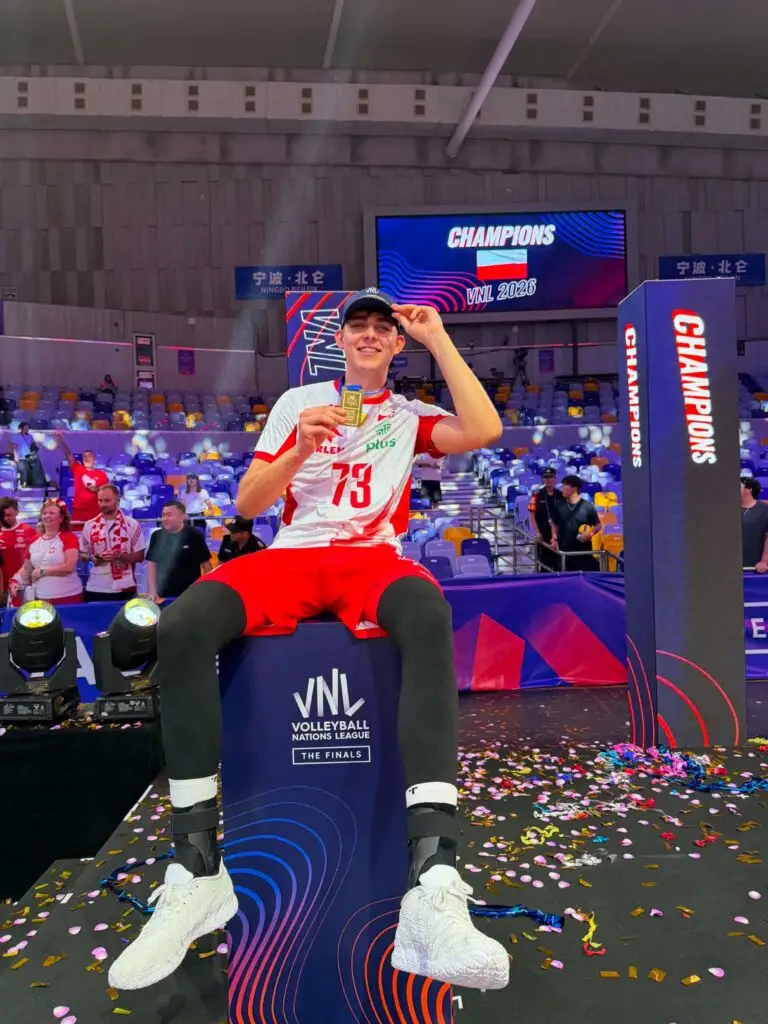 Jakub Nowak z Lechii Tomaszów Mazowiecki ponownie złotym medalistą Ligi Narodów