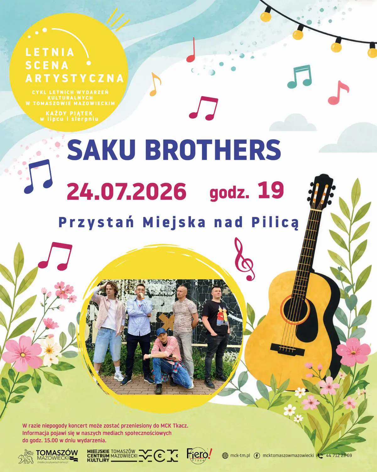 Koncert SAKU BROTHERS na Letniej Scenie Artystycznej