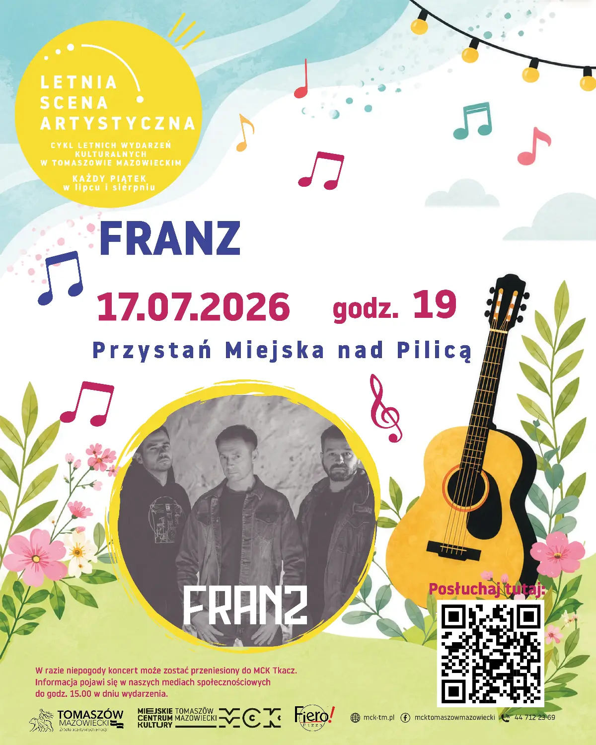 Koncert zespołu FRANZ na Letniej Scenie Artystycznej