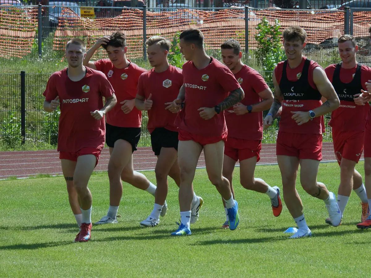 Lechia Tomaszów Mazowiecki przed meczem z ŁKS Łomża