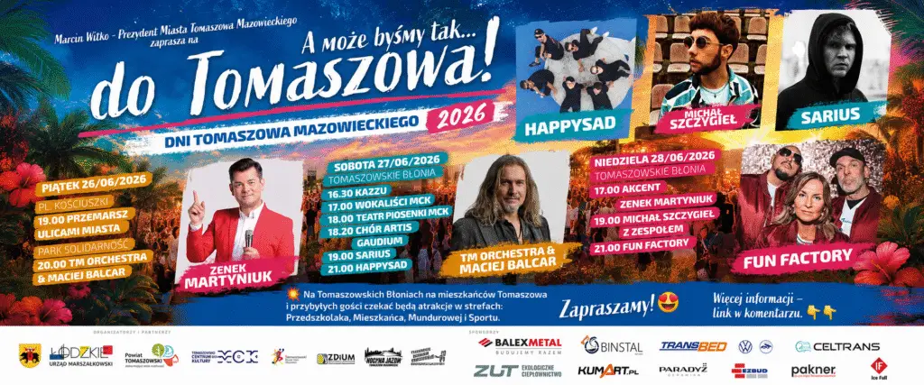 Dni Tomaszowa Mazowieckiego 2026 – Program i atrakcje